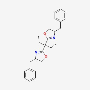 4-Benzyl-2-[3-(4-benzyl-4,5-dihydro-1,3-oxazol-2-yl)pentan-3-yl]-4,5-dihydro-1,3-oxazole