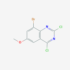 molecular formula C9H5BrCl2N2O B1382447 8-Bromo-2,4-dichloro-6-methoxyquinazoline CAS No. 1388026-74-1