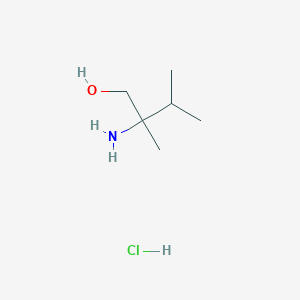 molecular formula C6H16ClNO B1382450 2-氨基-2,3-二甲基丁醇盐酸盐 CAS No. 149861-16-5