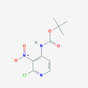 tert-butyl N-(2-chloro-3-nitropyridin-4-yl)carbamate