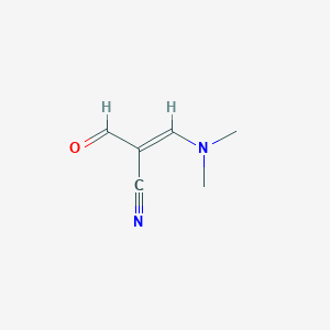 molecular formula C6H8N2O B138247 (E)-3-(二甲氨基)-2-甲酰基丙烯腈 CAS No. 149139-41-3