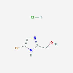 (4-bromo-1H-imidazol-2-yl)methanol hydrochloride