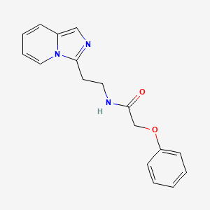 N-(2-(imidazo[1,5-a]pyridin-3-yl)ethyl)-2-phenoxyacetamide