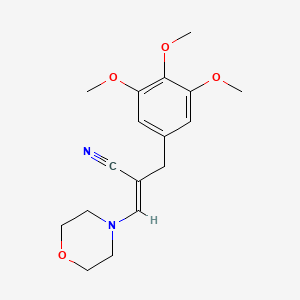 3-Morpholino-2-(3,4,5-trimethoxybenzyl)acrylonitrile