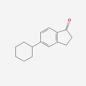 5-Cyclohexyl-2,3-dihydro-1H-inden-1-one