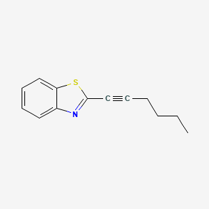 2-(1-Hexyn-1-yl)-1,3-benzothiazole