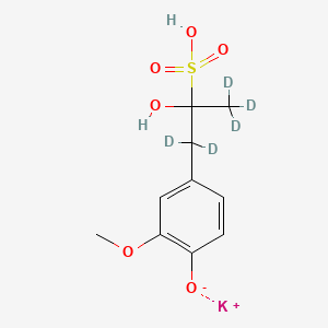 Alpha,4-Dihydroxy-3-methoxy-Alpha-methyl-benzeneethanesulfonic Acid Potassium Salt-d5