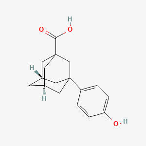 (5S,7R)-3-(4-hydroxyphenyl)adamantane-1-carboxylic acid