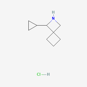 molecular formula C9H16ClN B1382481 1-Cyclopropyl-2-azaspiro[3.3]heptane hydrochloride CAS No. 1803609-13-3