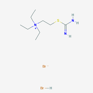 2-(Azaniumylcarbonimidoyl)sulfanylethyl-triethylazanium dibromide