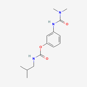 Carbamic acid, isobutyl-, m-(3,3-dimethylureido)phenyl ester