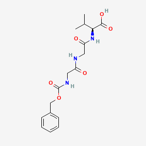 (2S)-3-methyl-2-[[2-[[2-(phenylmethoxycarbonylamino)acetyl]amino]acetyl]amino]butanoic acid