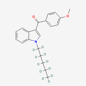 (4-Methoxyphenyl)-[1-(1,1,2,2,3,3,4,4,5,5,5-undecadeuteriopentyl)indol-3-yl]methanone