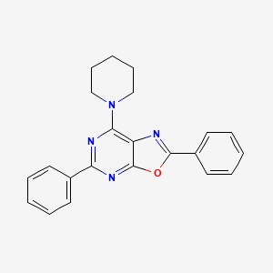 2,5-Diphenyl-7-(piperidin-1-yl)[1,3]oxazolo[5,4-d]pyrimidine