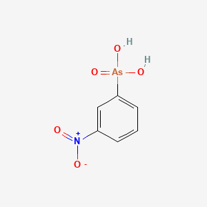 molecular formula C6H6AsNO5 B13824976 3-Nitrophenylarsonic acid CAS No. 618-07-5