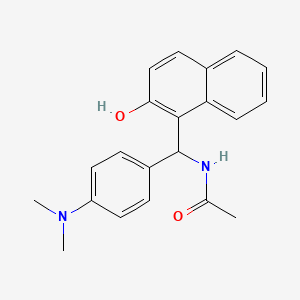 N-[(4-Dimethylaminophenyl)-(2-hydroxynaphthalen-1-YL)-methyl]-acetamide