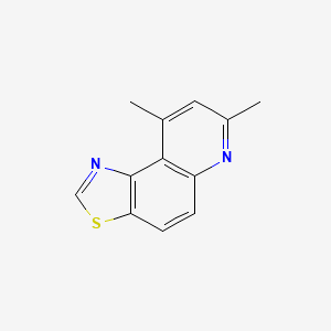 Thiazolo[4,5-f]quinoline, 7,9-dimethyl-