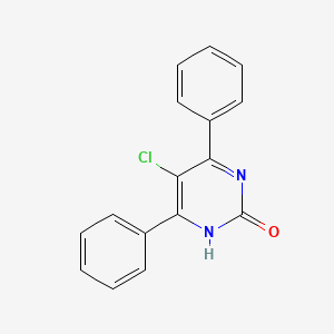 2(1H)-Pyrimidinone, 5-chloro-4,6-diphenyl-