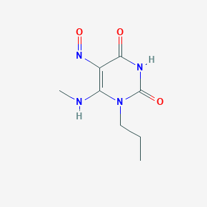 6-(Methylamino)-5-nitroso-1-propylpyrimidine-2,4-dione