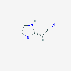 (2E)-2-(1-methylimidazolidin-2-ylidene)acetonitrile