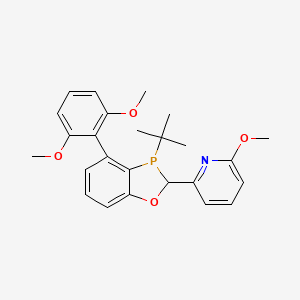 2-[3-tert-butyl-4-(2,6-dimethoxyphenyl)-2H-1,3-benzoxaphosphol-2-yl]-6-methoxypyridine