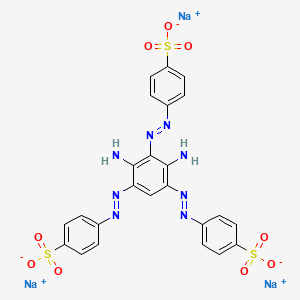 Trisodium 4,4',4''-(2,4-diamino-1,3,5-phenenyl)tris(azo)-tribenzenesulfonate