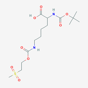 N2-((1,1-Dimethylethoxy)carbonyl)-N6-((2-(methylsulphonyl)ethoxy)carbonyl)-L-lysine