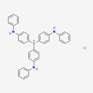 N-(4-(bis(4-(phenylamino)phenyl)methylene)cyclohexa-2,5-dienylidene)benzenaminium chloride