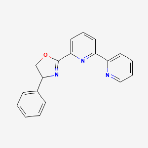 4-Phenyl-2-(6-pyridin-2-ylpyridin-2-yl)-4,5-dihydro-1,3-oxazole