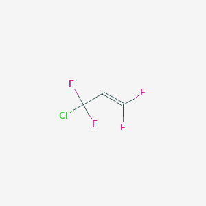 molecular formula C3HClF4 B13825292 Propene, 3-chloro-1,1,3,3-tetrafluoro- CAS No. 406-46-2