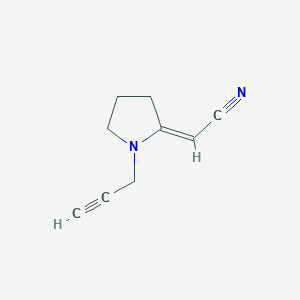 (2E)-[1-(2-Propyn-1-yl)-2-pyrrolidinylidene]acetonitrile