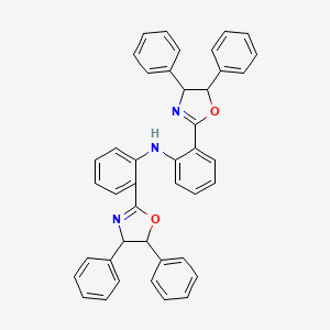 2-(4,5-diphenyl-4,5-dihydro-1,3-oxazol-2-yl)-N-[2-(4,5-diphenyl-4,5-dihydro-1,3-oxazol-2-yl)phenyl]aniline