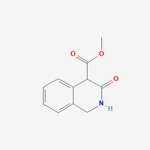 molecular formula C11H11NO3 B1382539 Methyl 3-oxo-1,2,3,4-tetrahydroisoquinoline-4-carboxylate CAS No. 1803592-66-6