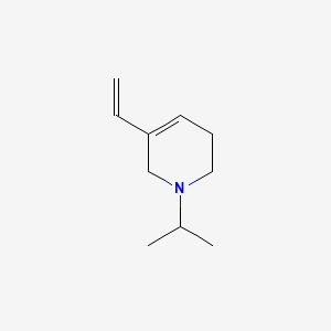 molecular formula C10H17N B13825407 5-ethenyl-1-propan-2-yl-3,6-dihydro-2H-pyridine 