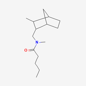 molecular formula C15H27NO B13825409 N-Methyl-N-((3-methyl-2-norbornanyl)methyl)valeramide CAS No. 28939-61-9