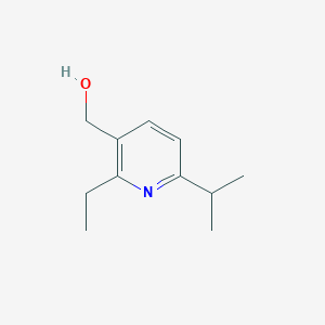 molecular formula C11H17NO B1382541 [2-Ethyl-6-(propan-2-yl)pyridin-3-yl]methanol CAS No. 1378571-26-6