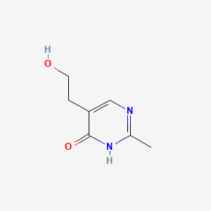 4(1H)-Pyrimidinone, 5-(2-hydroxyethyl)-2-methyl-