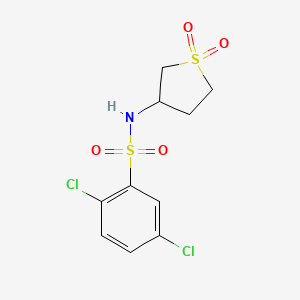 2,5-dichloro-N-(1,1-dioxidotetrahydrothiophen-3-yl)benzenesulfonamide