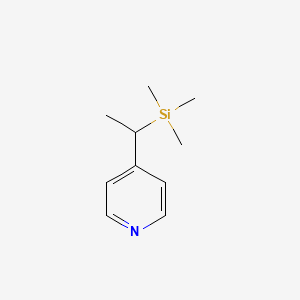 Trimethyl(1-pyridin-4-ylethyl)silane