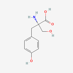 alpha-Hydroxymethyl-D-tyrosine