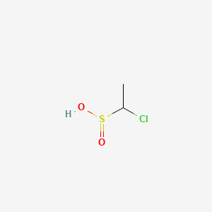 1-Chloroethanesulphinic acid