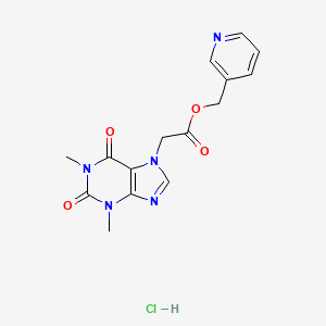 Theophylline 7 acetate de nicotinol HCl [French]