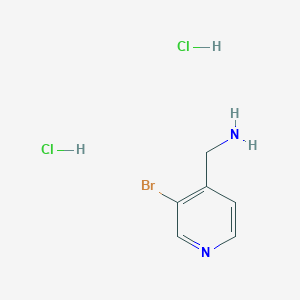 molecular formula C6H9BrCl2N2 B1382574 (3-溴吡啶-4-基)甲胺二盐酸盐 CAS No. 2059942-27-5