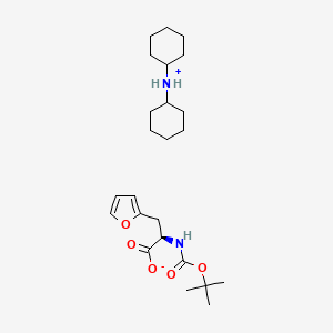 dicyclohexylazanium;(2R)-3-(furan-2-yl)-2-[(2-methylpropan-2-yl)oxycarbonylamino]propanoate