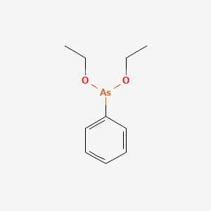 molecular formula C10H15AsO2 B13825921 Diethoxyphenylarsine CAS No. 3141-11-5