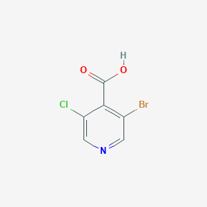 molecular formula C6H3BrClNO2 B1382595 3-Bromo-5-chloro-4-pyridinecarboxylic acid CAS No. 1214377-41-9