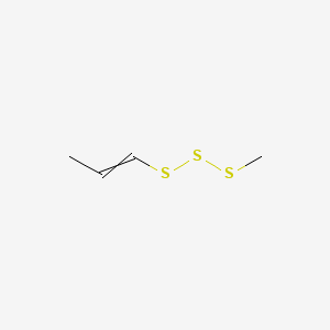 1-Methyl-3-(prop-1-EN-1-YL)trisulfane