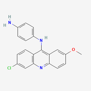 N1-(6-Chloro-2-methoxyacridin-9-yl)benzene-1,4-diamine