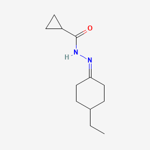 N'-(4-ethylcyclohexylidene)cyclopropanecarbohydrazide