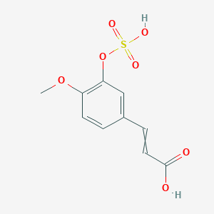 3-(4-methoxy-3-sulfooxyphenyl)prop-2-enoic acid